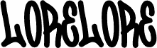 Preview of the LoreLore font