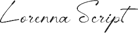 Lorenna Script fuente