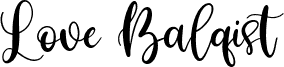 Love Balqist