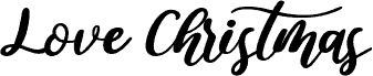 Love Christmas шрифт