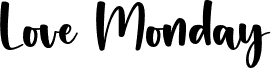 Love Mondayフォントのプレビュー