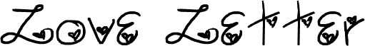 LoveLetter_kR3wgZ 字体预览
