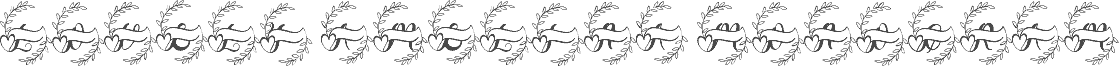 Preview of the Lovely Amelina Monogram Demo font