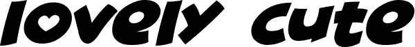 Lovely Cute Italic