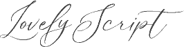 Lovely Script fonte