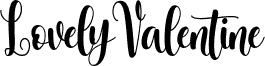 Lovely Valentine Script