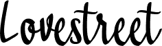 Lovestreet Script Signature