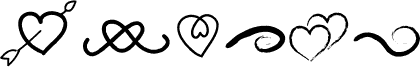 Preview of the Loveya Doodle Normal font