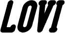 LOVI Bold Italic