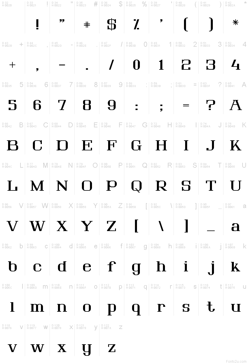 Lousitania Font