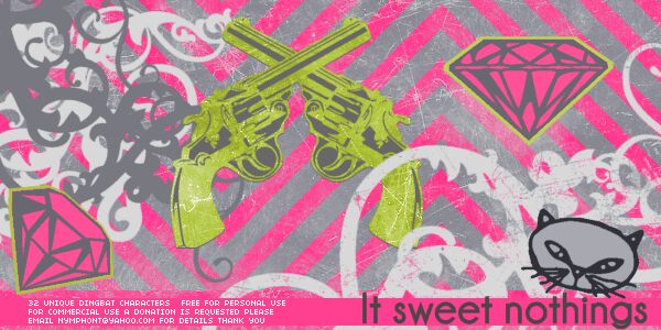 LRT Sweet Nothings Czcionka