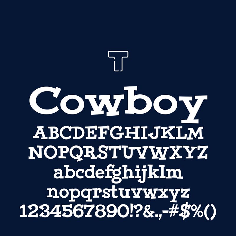 LT Cowboy 字体