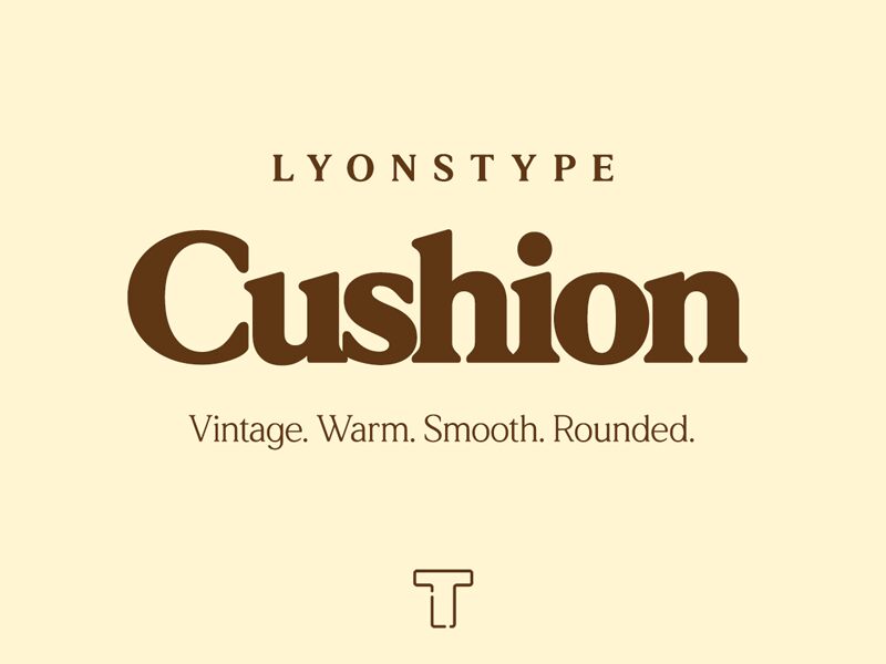 LT Cushion Czcionka