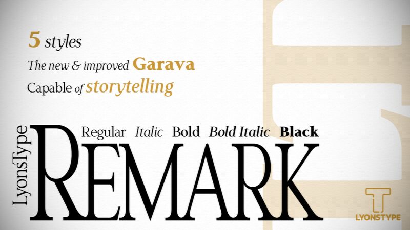 LT Remark Carattere