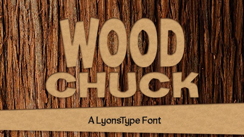 LT Woodchuck Schriftart