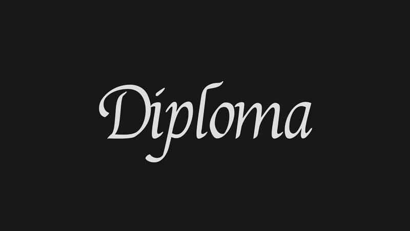 LT Diploma Carattere