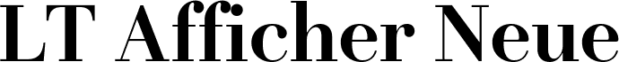 LT Afficher Neue Bold Subhead
