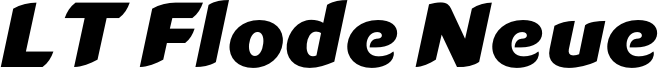 LT Flode Neue Black Italic