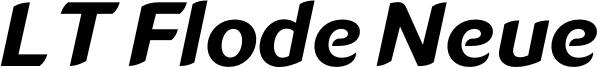 LT Flode Neue Bold Italic