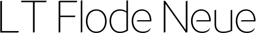 LT Flode Neue Extra Light