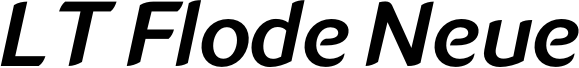 LT Flode Neue Semi Bold Italic