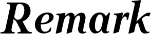 LT Remark Bold Italic