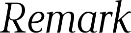 LT Remark Italic 字体