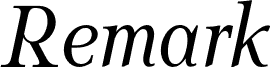 LT Remark Italic