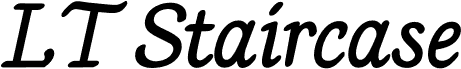 LT Staircase Italic