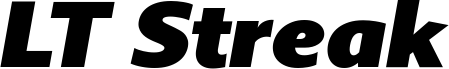 LT Streak Black Italic