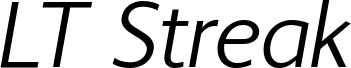 LT Streak Italic