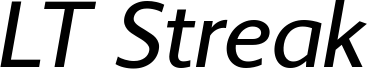 LT Streak Medium Italic