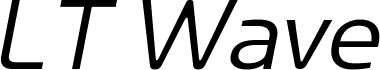 LT Wave Light Italic 字体
