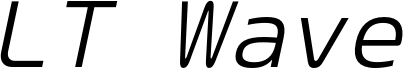 LT Wave Mono Light Italic