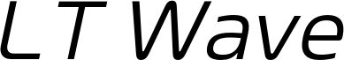 LT Wave Text Light Italic