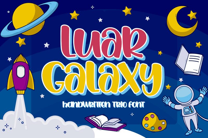 Luar Galaxy Czcionka