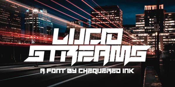 Lucid Streams Schriftart