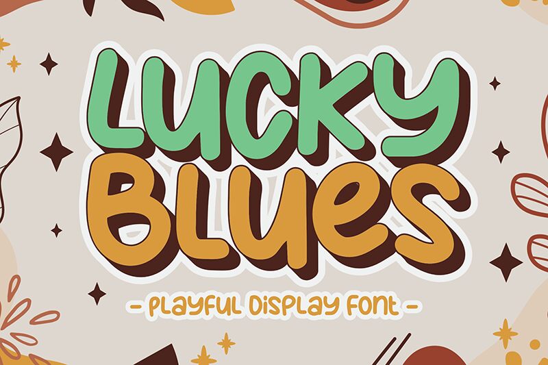 Lucky Blues Schriftart