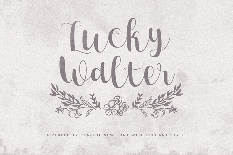 Lucky Walter Czcionka