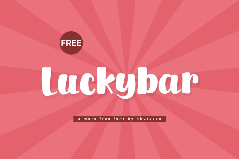 Luckybar Schriftart