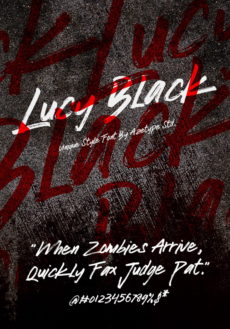 Lucy Black Font
