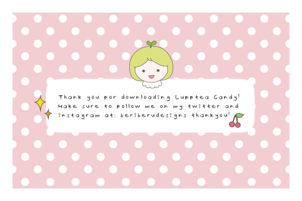 Lufftea Candy الخط 