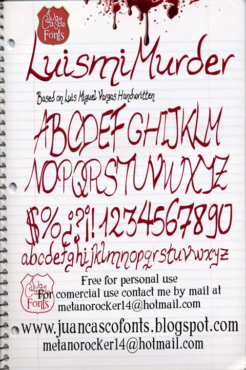 Luismi Murder Carattere