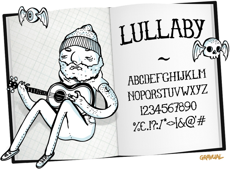 Lullaby Schriftart