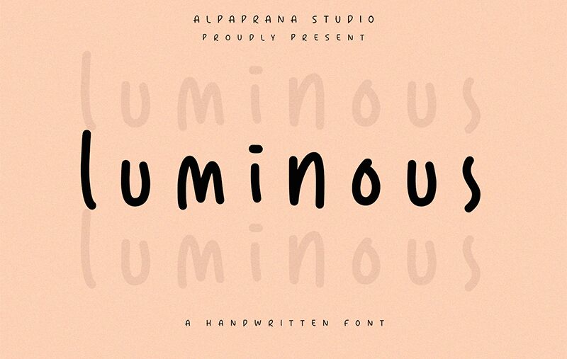 Luminous الخط 