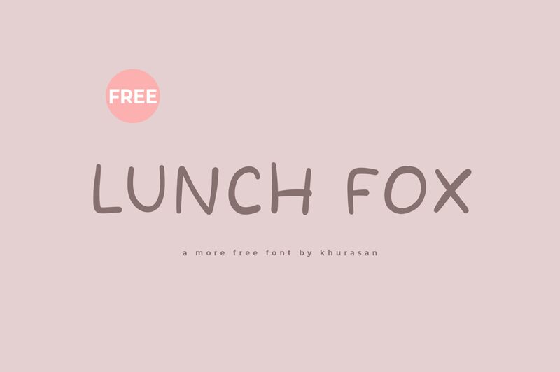 Lunch Fox Schriftart