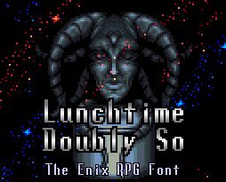 Lunchtime Doubly So Schriftart