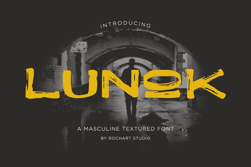 Lunok Schriftart