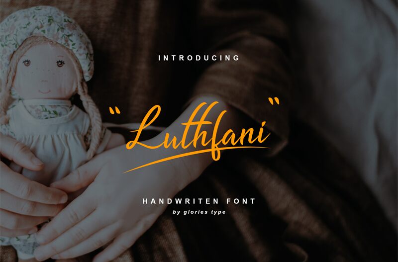 Luthfani Schriftart