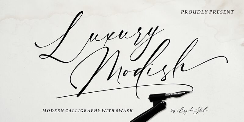 Luxury Modish Carattere